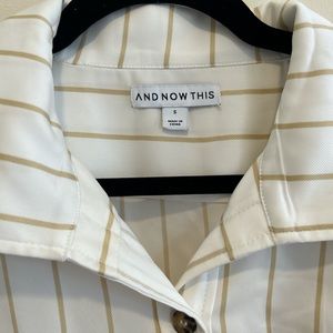 Sz S And Now This Button Up striped